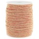 Fashion wire flach 5mm Rouge rot-gold